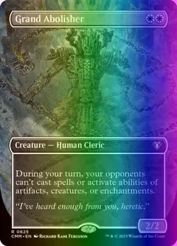 MTG Magic the Gathering Grand Abolisher (625/1173) Commander Masters NM FOIL - Image 1