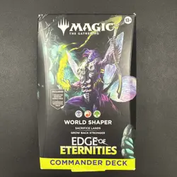 Magic The Gathering Edge of Eternities Commander Deck - World Shaper / Fast Ship - Image 1