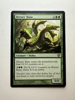 Heroes' Bane LP Journey into Nyx Magic The Gathering Mtg Lightly Played Rare - Image 1