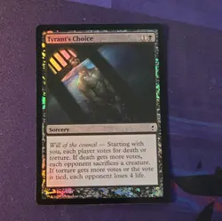 MTG 1x Tyrant's Choice x1 FOIL NM Conspiracy - Image 1