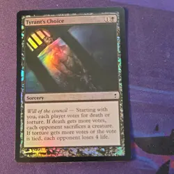 MTG 1x Tyrant's Choice x1 FOIL NM Conspiracy - Image 2