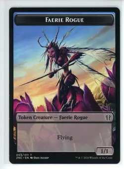 FAERIE ROGUE // GERM DOUBLE-SIDED Zendikar Rising Commander #3//4 ZNC(NM+)(MTG) - Image 1