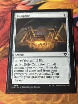 Campfire x1 - Commander Masters - NM-Mint, English - Commander Masters - Image 2