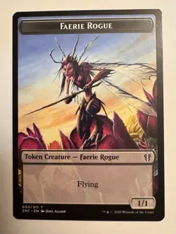 FAERIE ROGUE // GOBLIN ROGUE DOUB Zendikar Rising Commander #3//5 ZNC(NM+)(MTG) - Image 1