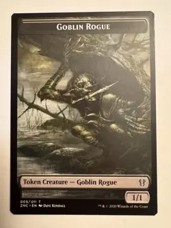 FAERIE ROGUE // GOBLIN ROGUE DOUB Zendikar Rising Commander #3//5 ZNC(NM+)(MTG) - Image 2
