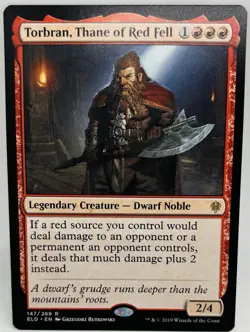 MTG Torbran, Thane of Red Fell Throne of Eldraine Regular - Image 1