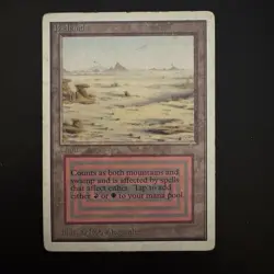 Magic The Gathering Unlimited Badlands Dual Land Heavily Played See Photos - Image 1
