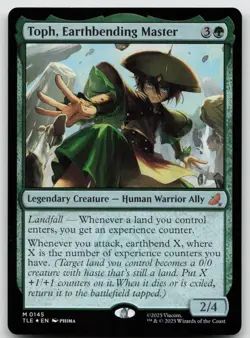 Toph, Earthbending Master M Foil Avatar: The Last Airbender: Eternal-Legal 145 - Image 1