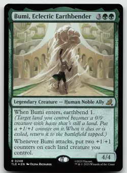 Bumi, Eclectic Earthbender R Foil Avatar: The Last Airbender: Eternal-Legal 248 - Image 1
