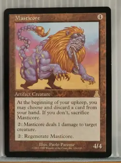 Mtg MASTICORE NM Urza's Destiny 134/143 Reserve List -Argo- - Image 1
