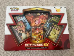 Pokemon Charizard EX Red & Blue Collection Box Sealed - Image 1