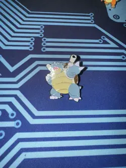 Blastoise GX Collectors Enamel Metal Lapel Pin Official Pokemon TCG NEW - Image 1