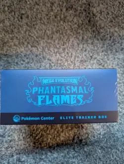 Phantasmal Flames Pokemon Center Exclusive ETB Elite Trainer Box Factory Sealed - Image 3