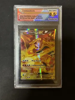 Pokemon XY 2016 Black Star Promo Red Blue Coll. FA Charizard EX XY121, NM - Image 1