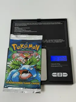 21.08g HEAVYU 1999 Pokemon Venusaur Art Base Set Booster Pack! Factory Sealed! - Image 1