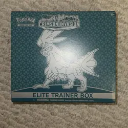 Pokemon TCG: Sun and Moon Crimson Invasion Elite Trainer Box ETB (Damage On Box) 728192524684 - Image 1