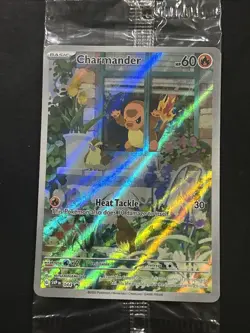 Pokemon TCG Charmander SVP044 Promo Illustration Rare SEALED - Image 1