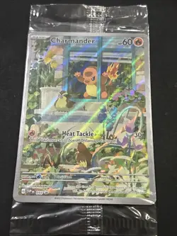 Pokemon TCG Charmander SVP044 Promo Illustration Rare SEALED - Image 2