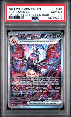 PSA 10 GEM MINT Charizard ex 234/091 SV: Paldean Fates Holo Pokemon 2024 - Image 1