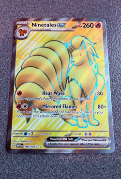 Ninetales ex 186/165 Full Art - 151 English - Pokemon TCG Near Mint / Mint - Image 1