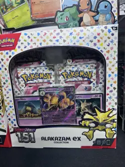 Pokemon TCG Scarlet & Violet 151 Zapdos EX, Alakazam Ex, Poster Collections X 4 - Image 3