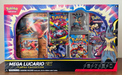 Pokemon TCG Mega Lucario ex Premium Figure Collection Box Factory Sealed In Hand - Image 1