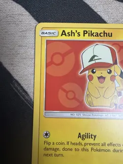 Pokemon Ash's Pikachu SM109 Movie Exclusive Black Star Promo (LP) - Image 5
