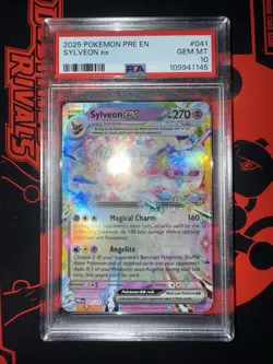 Pokemon TCG Prismatic English Sylveon EX 041 *GEM MINT PSA 10* - Image 1