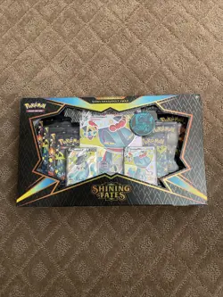 Pokemon TCG: Shining Fates Premium Collection Box SHINY DRAGAPULT VMAX 820650808715 - Image 1