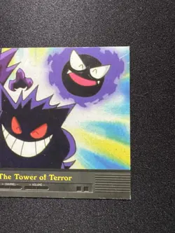 2000 Topps Pokemon TV Animation Edition #EP22 The Tower of Terror Blue Logo - Image 3