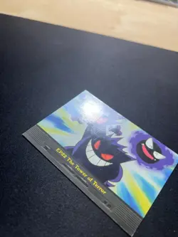 2000 Topps Pokemon TV Animation Edition #EP22 The Tower of Terror Blue Logo - Image 4