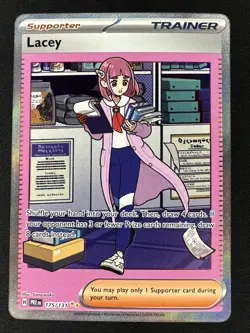 Pokemon ~ Lacey SIR - 175/131 Prismatic Evolutions Special Illustration Rare NM - Image 1