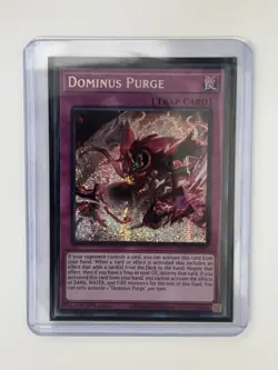Yugioh - Dominus Purge MP25-EN095 Prismatic Secret Rare NM 1st Ed - Image 1