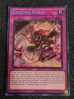 Dominus Purge Prismatic Secret Rare MP25-EN095 NM 1st Ed Yugioh - Image 1