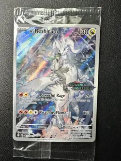 N's Reshiram 167/159 Journey Together Stamped Sealed Promo box Pokemon Card NEW - Image 1