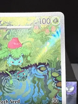 Pokemon Card Ivysaur 167/165 Scarlet & Violet 151 Illustration Rare Near Mint - Image 3