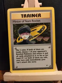 Minion of Team Rocket 113/132 - Gym Heroes - Uncommon Card - LP (see pics) - Image 1