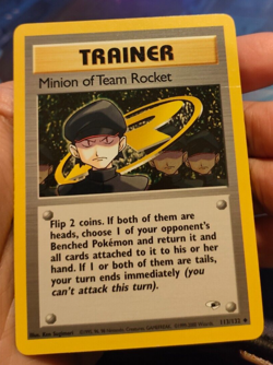 Minion of Team Rocket 113/132 - Gym Heroes - Uncommon Card - LP (see pics) - Image 3