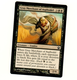 Magic The Gathering Gray Merchant Of Asphodel Theros Single Trading Card - Image 3