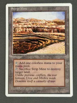 STRIP MINE --- MTG -- 4th. Edition --- NM/LP - Image 1
