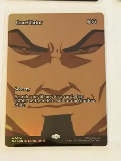 Cruel Tutor Borderless Avatar: The Last Airbender Eternal Foil 24 - Image 1