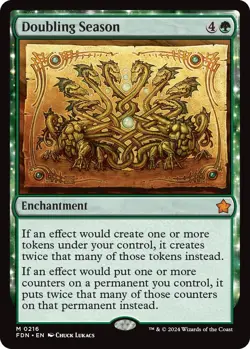MTG Foil - Doubling Season - 216 / NM / English - Image 1