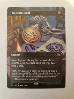 1x MTG Double Masters 2022 Imperial Seal (Borderless) NM x1 - Image 1