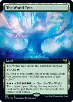 1 x The World Tree - Extended Art - Kaldheim - NM-Mint - MTG - Image 1