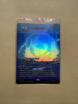 MTG The Boy in the Iceberg - Dark Depths TLE 0056 M NM FOIL Borderless - Image 1