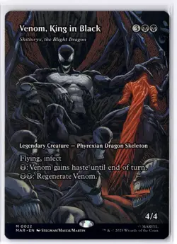 Venom, King in Black - Skithiryx, the Blight Dragon (Borderless) 22 MTG Marvel E - Image 1