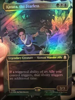 Katara, The Fearless Borderless Holofoil R0305 MTG - Image 1