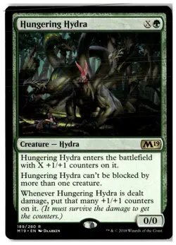 MTG Hungering Hydra - Core Set 2019 Moderately Played English - Image 1