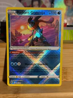 RADIANT GRENINJA 046/189 Astral Radiance Radiant Holo Rare Pokemon TCG NM - Image 1