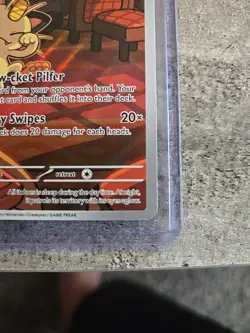 Pokemon TCG Team Rockets Meowth & Giovanni Cosmos Special Illustraition Rare - Image 5